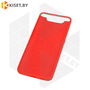 Soft-touch бампер Silicone Cover для Samsung Galaxy A80 / A90 красный