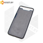 Soft-touch бампер Silicone Cover для Samsung Galaxy A80 / A90 черный