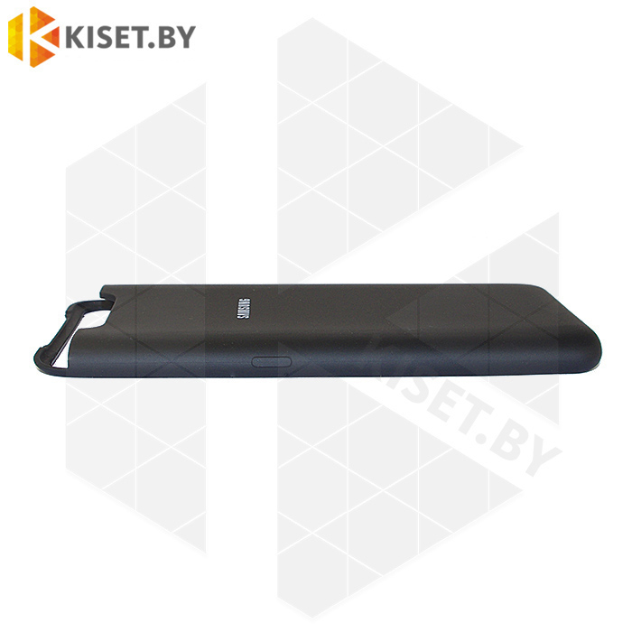 Soft-touch бампер Silicone Cover для Samsung Galaxy A80 / A90 черный