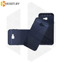 Силиконовый чехол Brushed Line Case для Samsung Galaxy J6 Plus синий