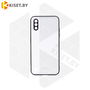 Чехол-бампер Glassy Case для Samsung Galaxy M01 белый