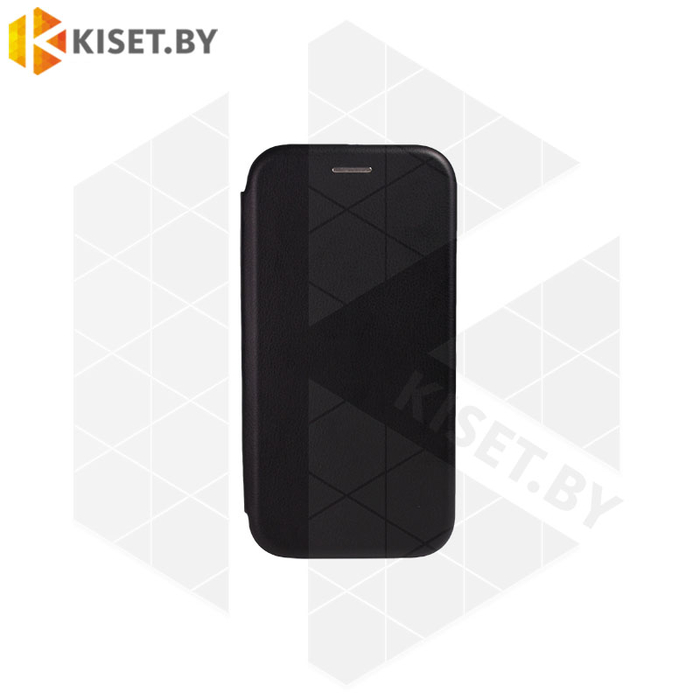 Чехол-книжка Book Case 3D с визитницей для Samsung Galaxy M01 черный