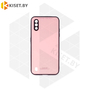 Чехол-бампер Glassy Case для Samsung Galaxy M01 розовый