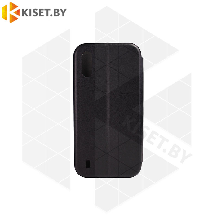 Чехол-книжка Book Case 3D с визитницей для Samsung Galaxy M01 черный