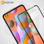Защитное стекло полной проклейки Full glue для Samsung Galaxy M11 черное