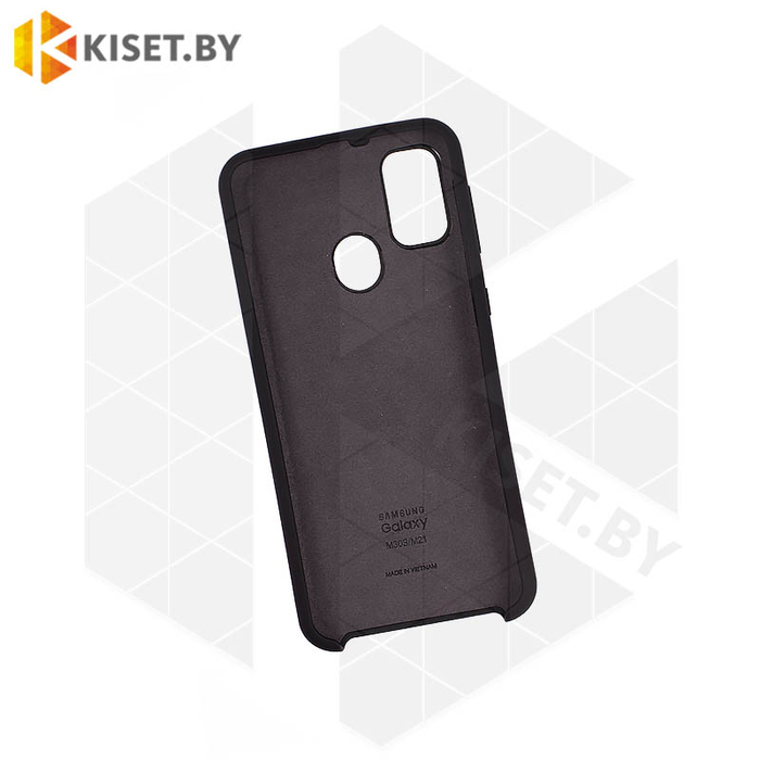 Soft-touch бампер Silicone Cover для Samsung Galaxy M21 / M30S черный