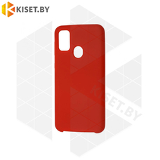 Силиконовый чехол Matte Case для Samsung Galaxy M21 красный