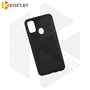 Силиконовый чехол матовый для Samsung Galaxy M21 / M30S черный