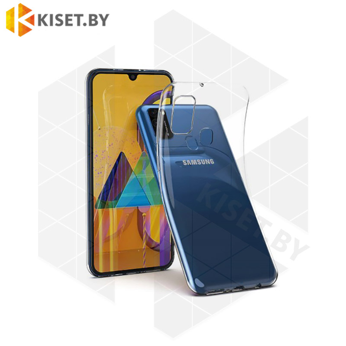 Силиконовый чехол Ultra Thin TPU для Samsung Galaxy M31 прозрачный