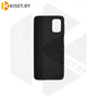 Силиконовый чехол матовый для Samsung Galaxy M31S черный