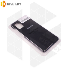 Soft-touch бампер KST Silicone Cover для Samsung Galaxy M31s черный с закрытым низом