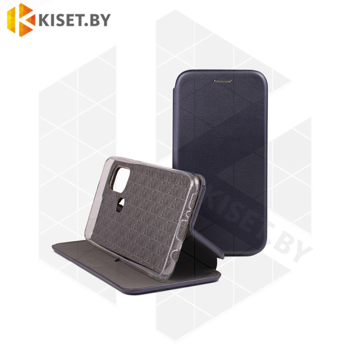 Чехол-книжка Book Case 3D с визитницей для Samsung Galaxy M31 черный