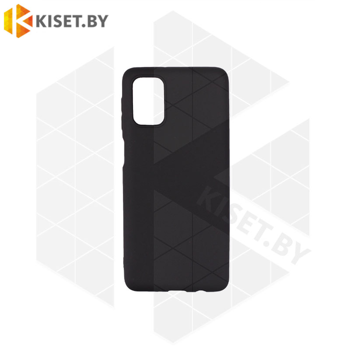 Силиконовый чехол матовый для Samsung Galaxy M31S черный