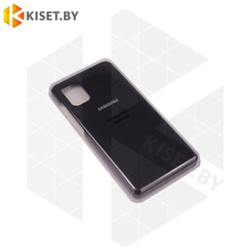 Soft-touch бампер KST Silicone Cover для Samsung Galaxy M51 черный