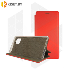 Чехол-книжка KST Book Case 3D с визитницей для Samsung Galaxy Note 10 Lite (2020) / A81 красный НЕ БРАТЬ