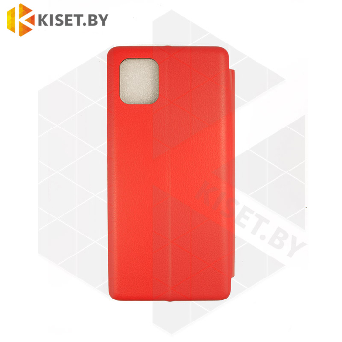 Чехол-книжка Book Case 3D с визитницей для Samsung Galaxy Note 10 Lite (2020) / A81 красный