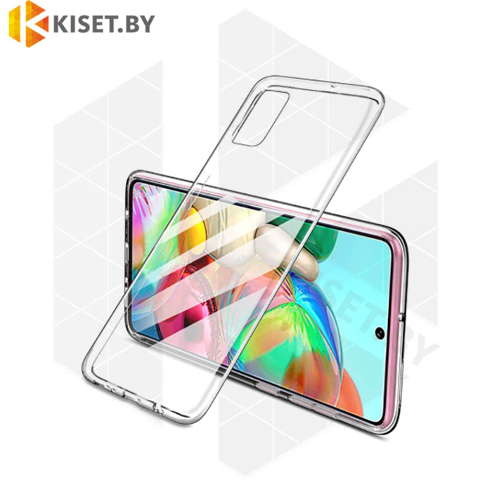 Силиконовый чехол Ultra Thin TPU для Samsung Galaxy Note 10 Lite (2020) / A81 прозрачный