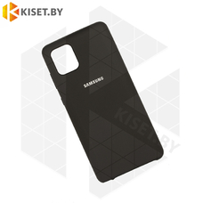 Soft-touch бампер KST Silicone Cover для Samsung Galaxy Note 10 Lite (2020) / A81 черный