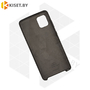 Soft-touch бампер Silicone Cover для Samsung Galaxy Note 10 Lite (2020) / A81 черный