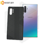 Силиконовый чехол матовый для Samsung Galaxy Note 10 Plus черный