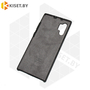 Soft-touch бампер Silicone Cover для Samsung Galaxy Note 10 Plus черный