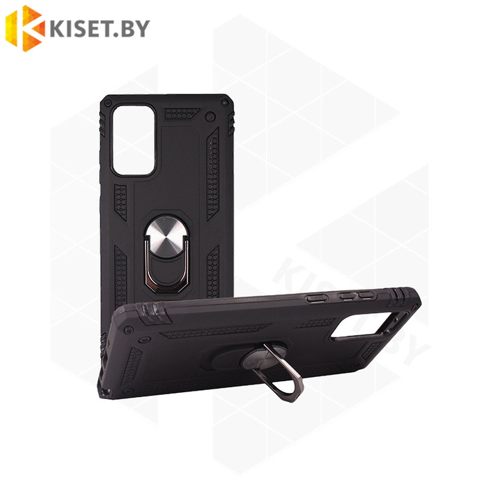 Гибридный противоударный чехол Defender Case для Samsung Galaxy Note 20 черный