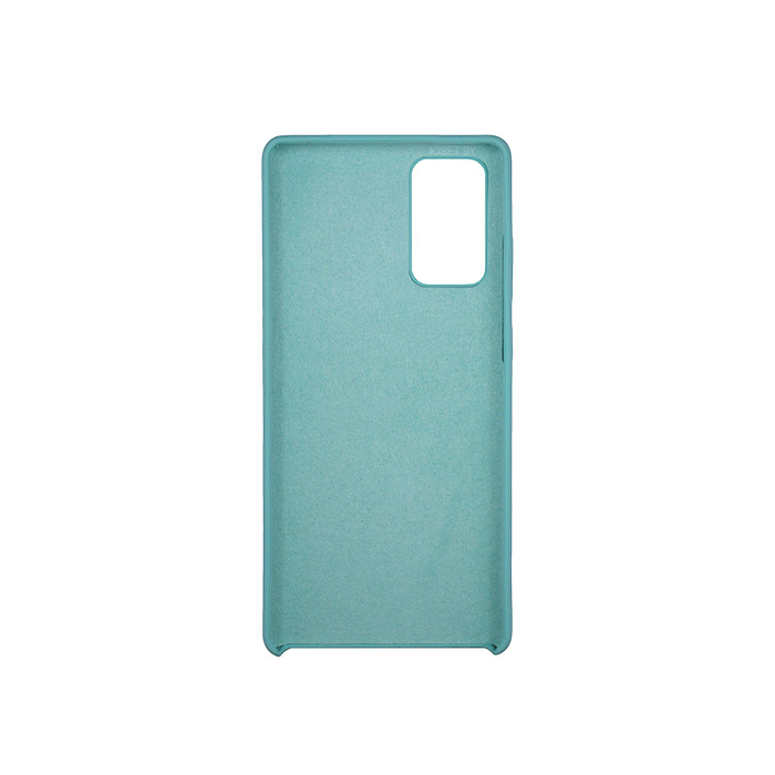 Soft-touch бампер Silicone Cover для Samsung Galaxy Note 20 бирюзовый