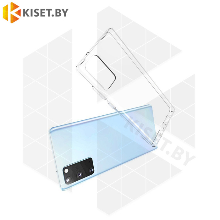 Силиконовый чехол Ultra Thin TPU для Samsung Galaxy Note 20 Ultra прозрачный