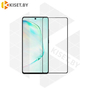 Защитное стекло полной проклейки Full glue для Samsung Galaxy S10 Lite (G770) / A91 черное