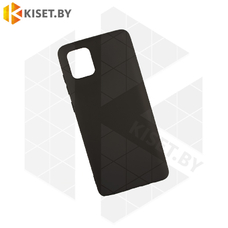 Силиконовый чехол KST MC для Samsung Galaxy Note 10 Lite (2020) / A81 черный матовый