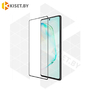 Защитное стекло полной проклейки Full glue для Samsung Galaxy S10 Lite (G770) / A91 черное