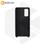 Soft-touch бампер Silicone Cover для Samsung Galaxy S20 FE черный