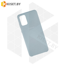 Soft-touch бампер KST Silicone Cover для Samsung Galaxy S20 Plus голубой