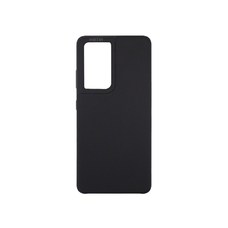 Soft-touch бампер KST Silicone Cover для Samsung Galaxy S21 Ultra черный