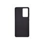 Силиконовый чехол матовый для Samsung Galaxy S21 Ultra черный