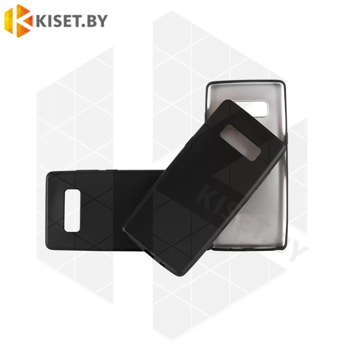 Силиконовый чехол Matte Case для Samsung Galaxy S10 черный