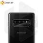 Защитное стекло на заднюю камеру для Samsung Galaxy S10 (G973) прозрачное 