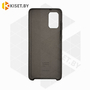 Soft-touch бампер Silicone Cover для Samsung Galaxy S20 Plus черный