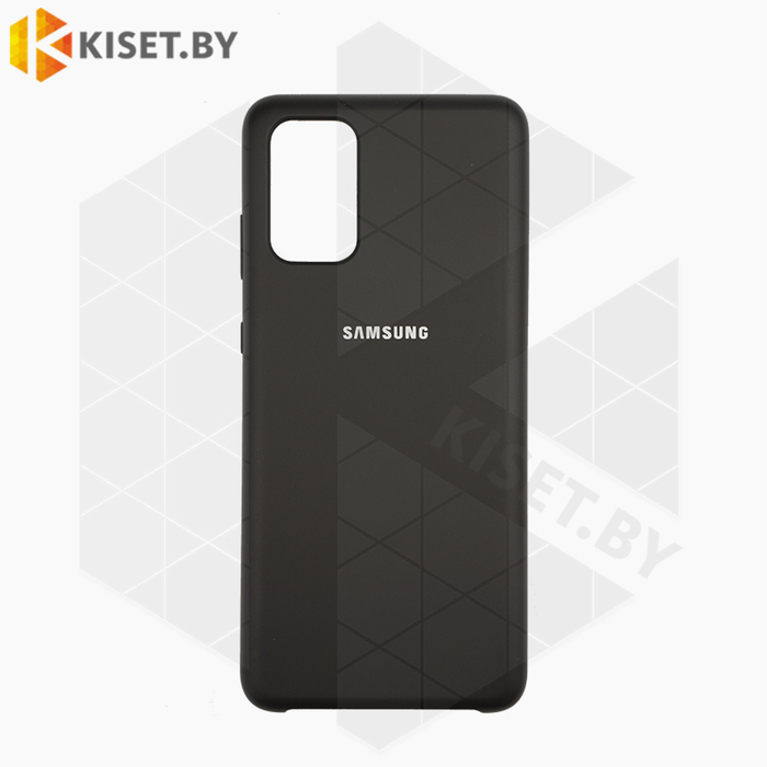 Soft-touch бампер Silicone Cover для Samsung Galaxy S20 Plus черный