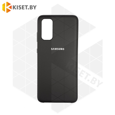 Soft-touch бампер KST Silicone Cover для Samsung Galaxy S20 черный