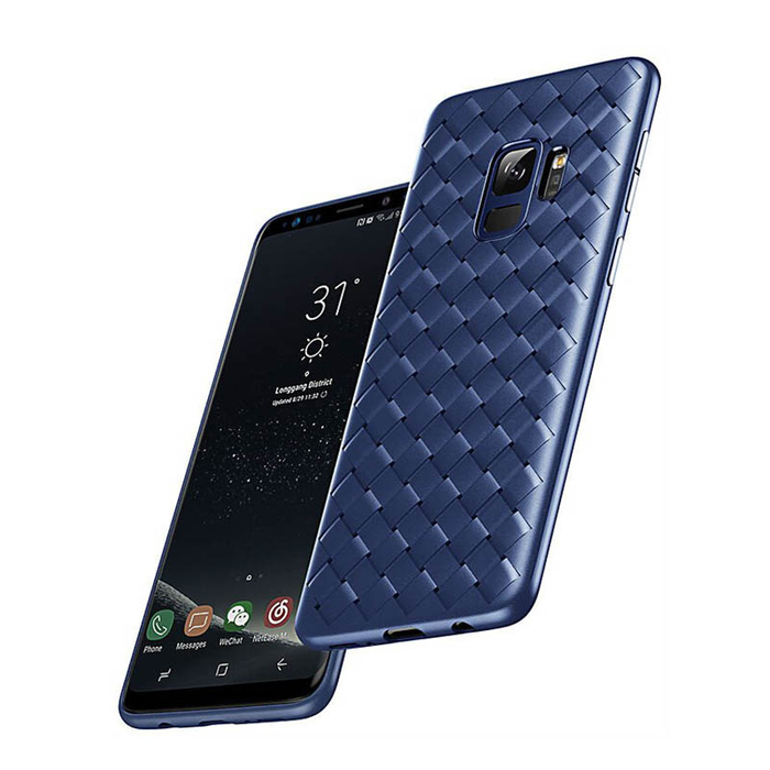 Чехол Baseus BV Weaving WISAS9-BV15 для Samsung Galaxy S9 синий