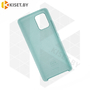 Soft-touch бампер Silicone Cover для Samsung Galaxy S10 Lite (G770) / A91 / M80S бирюзовый