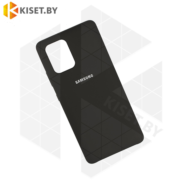 Soft-touch бампер Silicone Cover для Samsung Galaxy S10 Lite (G770) / A91 / M80S черный