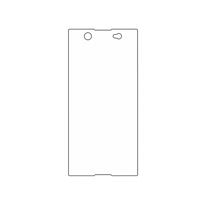 Защитная гидрогелевая пленка для Sony Xperia XA1 Ultra на весь экран прозрачная