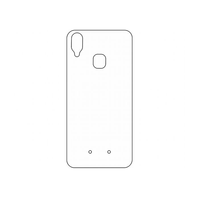 Защитная гидрогелевая пленка для ViVo Y91 на заднюю крышку