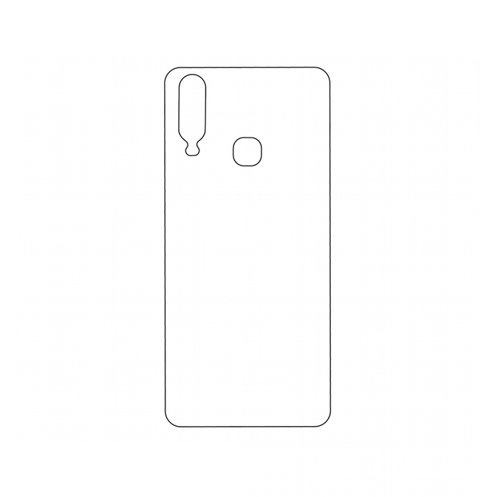 Защитная гидрогелевая пленка для ViVo Y17 на заднюю крышку