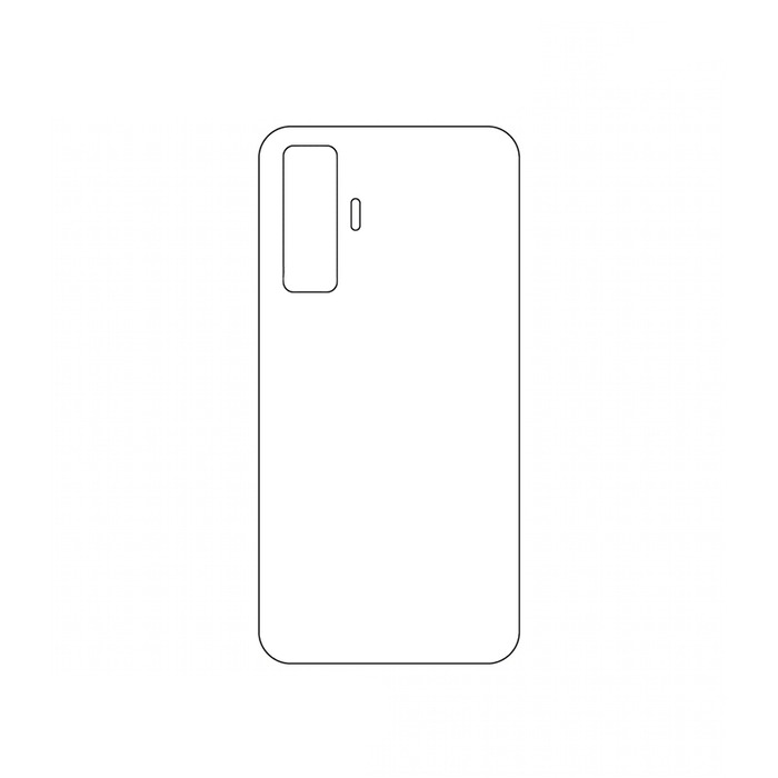 Защитная гидрогелевая пленка для ViVo X50 на заднюю крышку