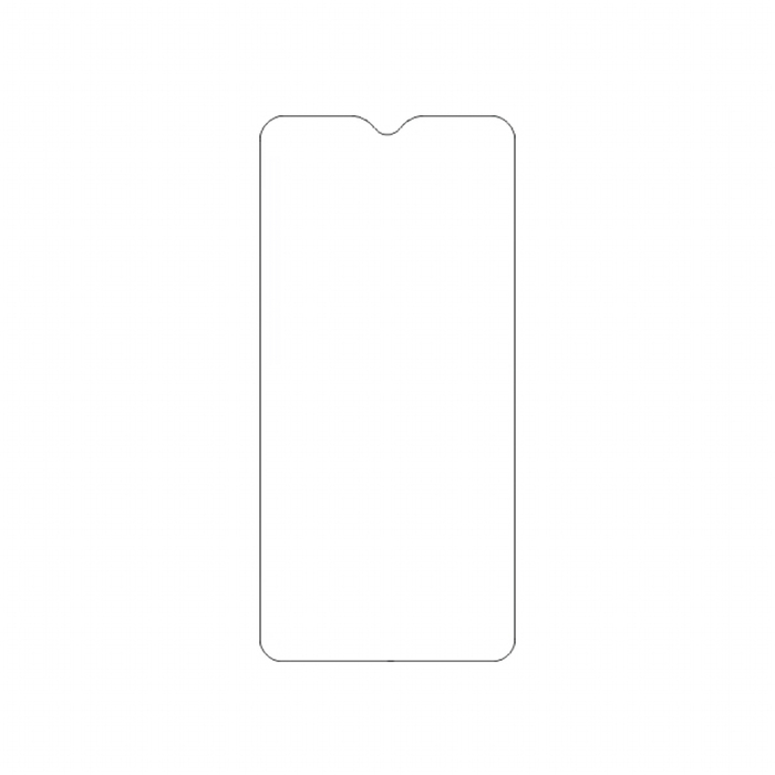 Защитная гидрогелевая пленка для ViVo Y17 на экран до скругления прозрачная