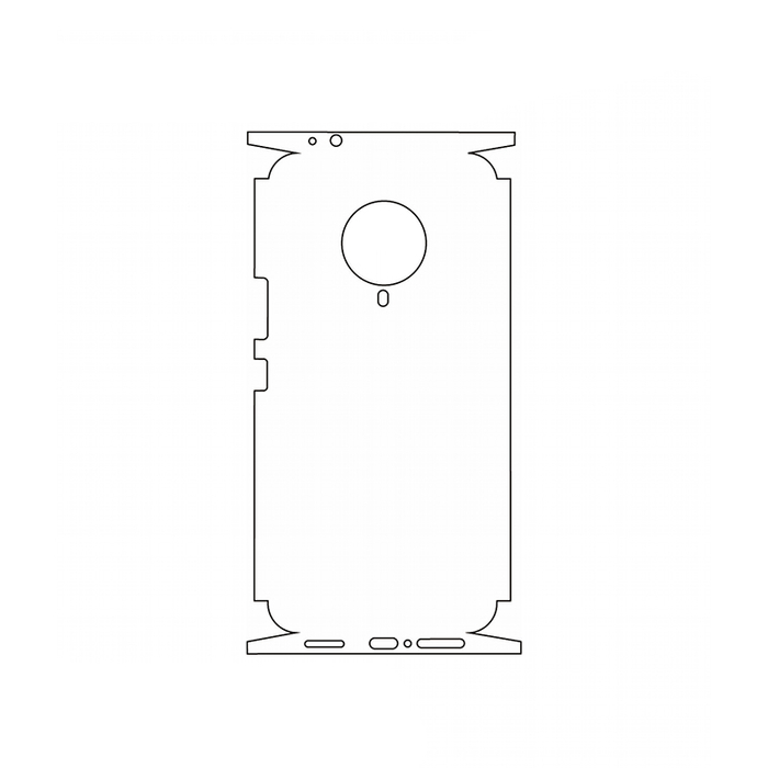 Защитная гидрогелевая пленка для ViVo S6 на заднюю крышку и боковые грани