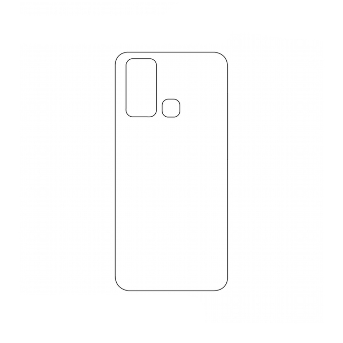 Защитная гидрогелевая пленка для ViVo Y30 на заднюю крышку